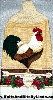 country rooster 03 kitchen hand towel